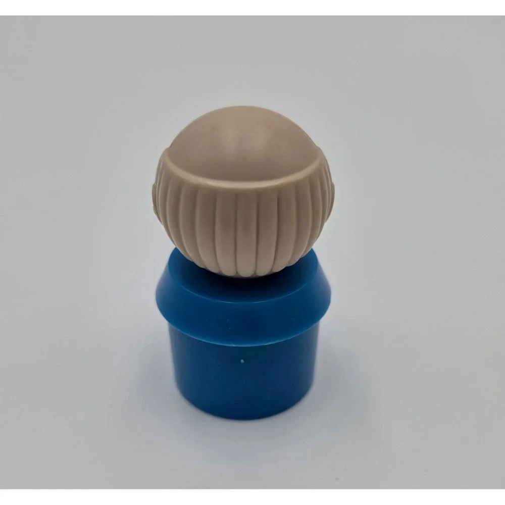 Vintage Tuppertoys Noah Figure Blue Tan Dart Ind 1735B-3 Replacement Piece
